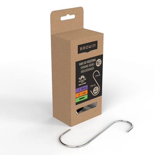 S-kavlji za prekajevanje, ošiljeni, 4 mm x 150 mm, 15 kos. - 2