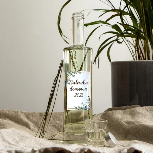 Samolepilne etikete 60 × 90 mm za steklenice, kozarce, darila, cvetlični vzorec - 20 kosov. - 7