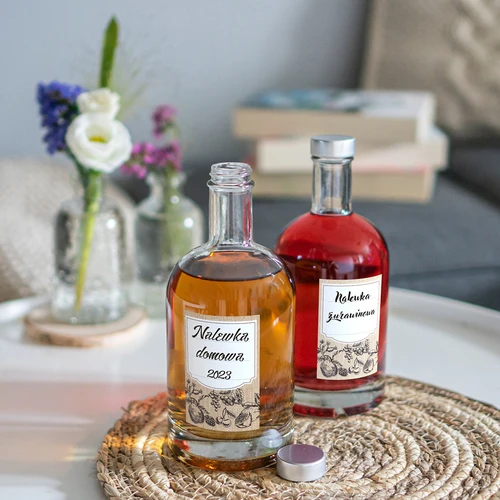 Samolepilne etikete 60 x 90 mm za steklenice in kozarce, motiv skica sadja - 20 kos. - 7