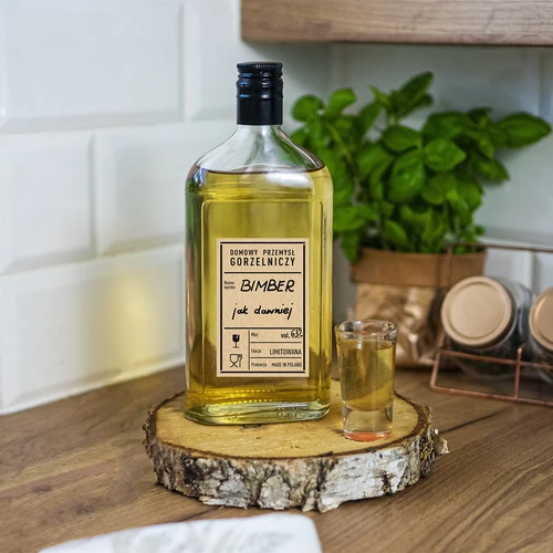 Samolepilne etikete 60x90 mm za steklenice, vodko, PRL, 20 kos. - 6