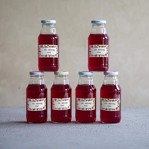 Samolepilne etikete z motivom sadja 85/45 mm - 20 kosov - 7