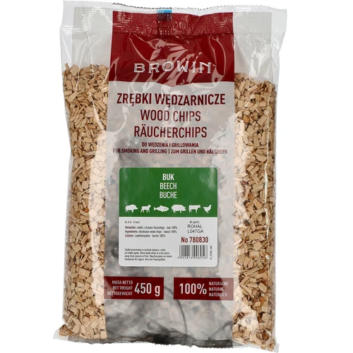 Sekanci za prekajevanje/peko na žaru, bukovi, 450 g, kl. 8