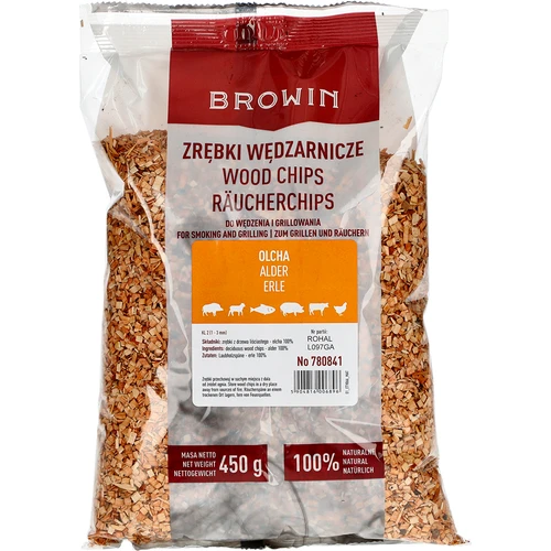 Sekanci za prekajevanje/peko na žaru, jelša, 450 g, razred 2