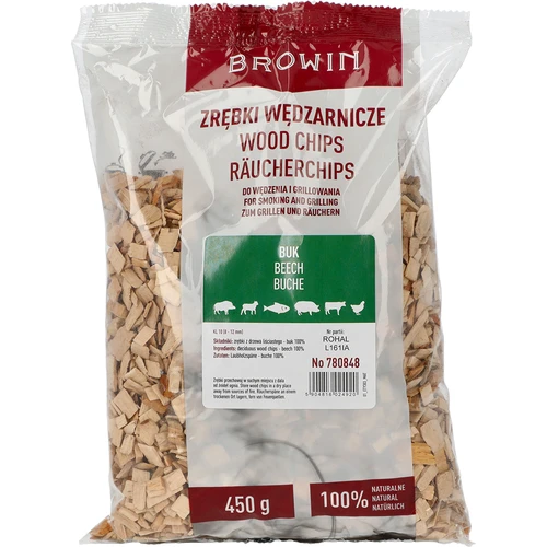 Sekanci za prekajevanje/žar, bukovi, 450 g, kl.10