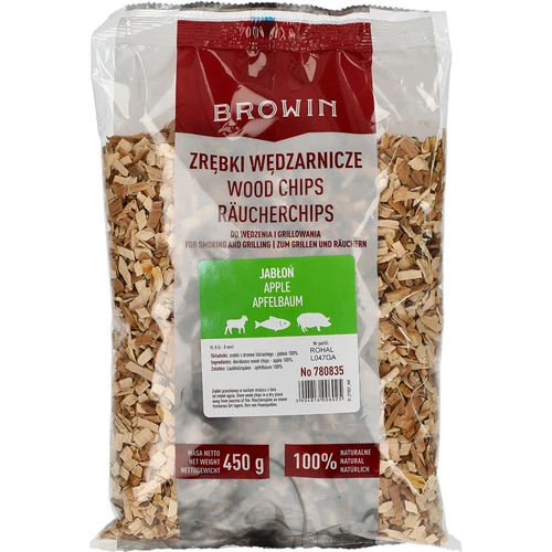 Sekanci za prekajevanje/žar, jablana, 450 g, kl. 8