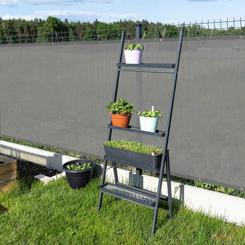 Senčilna mreža (80 %, 140 g/m²) 1,5 x 5 m, grafitna - 8