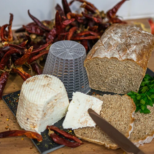 Sirarski kalup za rikoto Ø 6,5 x 7,8 cm za 400 g - 5