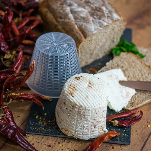 Sirarski kalup za rikoto Ø 6,5 x 7,8 cm za 400 g - 4