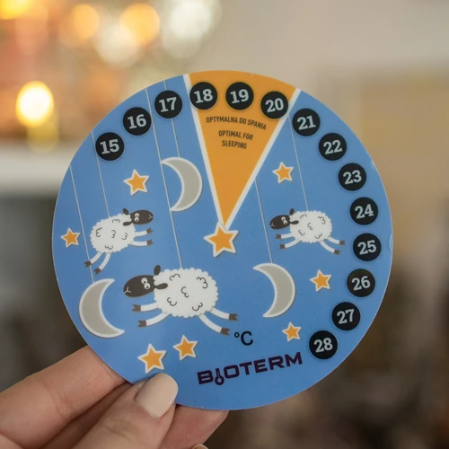 Sobni termometer, tekočekristalni, otroški Ø 11 cm - 3