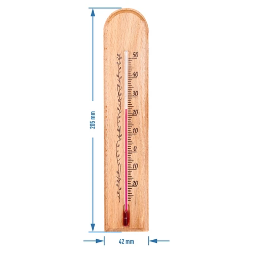 Sobni termometer z vzorcem (-20°C do +50°C) 20cm - 2