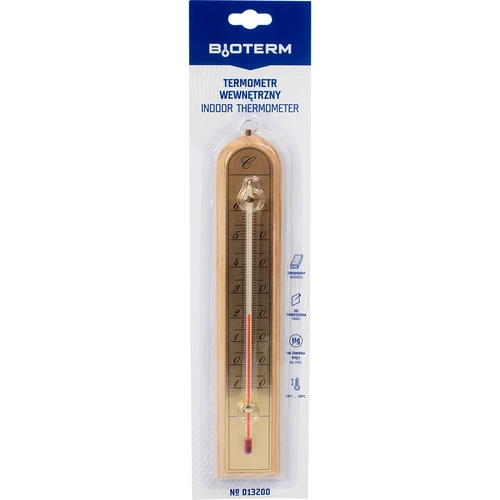 Sobni termometer z zlato lestvico (-10 °C do +60 °C) 28 cm mix - 4