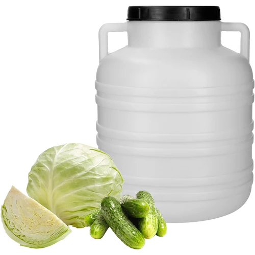 Sod za kisanje 20 L – bel, z ročaji - 4