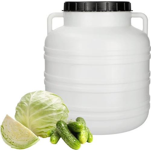 Sod za kisanje 30 L – bel, z ročaji - 4
