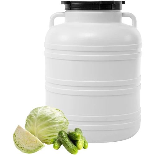 Sod za kisanje 60 L - bel, z ročaji - 4