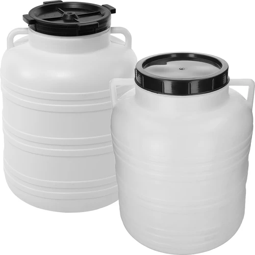 Sod za kisanje 60 L - bel, z ročaji - 2