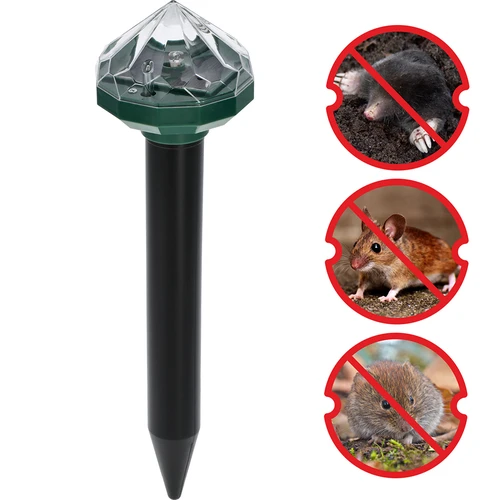 Solarni odganjalec krtov z LED svetilko - 6