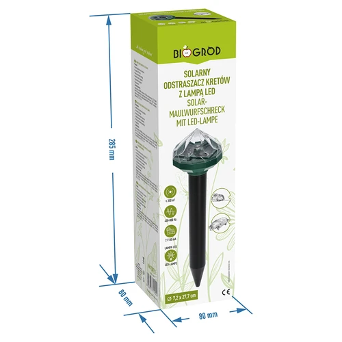 Solarni odganjalec krtov z LED svetilko - 9