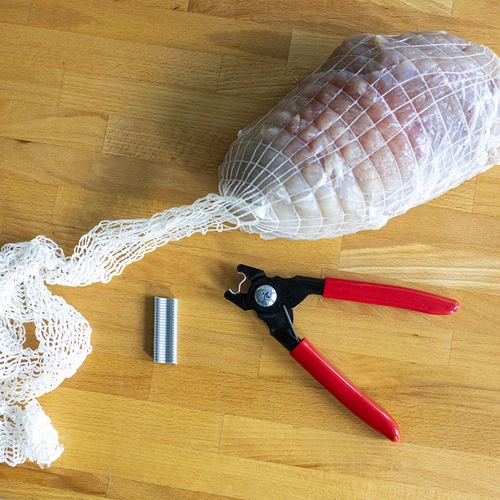 Spenjalnik za mesnine + 60 sponk - 4