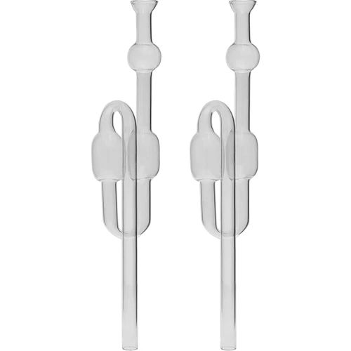 Steklena fermentacijska cevka, pakirana po 2 kos.