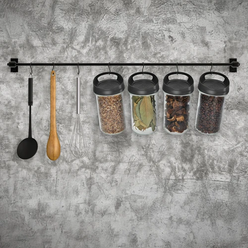 Steklena posoda 545 ml s pokrovčkom za obešanje - 6