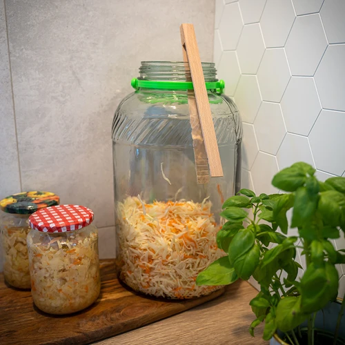 Stekleni kozarec 8 L, s kleščami - 9