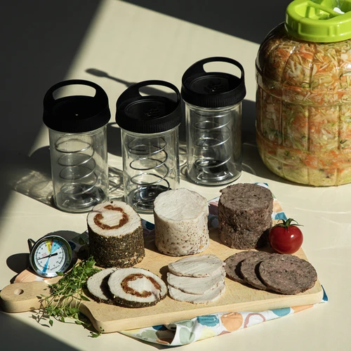 Stekleni šunkovar - komplet DUO, za 2 x 450 g - 14