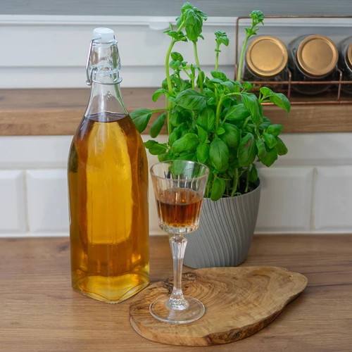 Steklenica 1 L s patentnim zapiranjem – kvadratna - 3