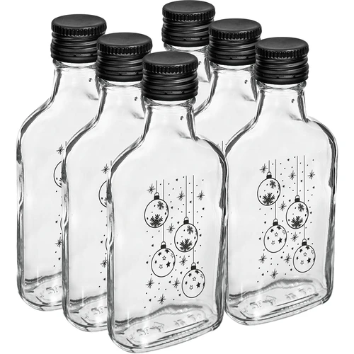 Steklenica prisrčnica 200 ml z navojnim pokrovčkom, potisk »Bunkice«, 1 kos. - 4