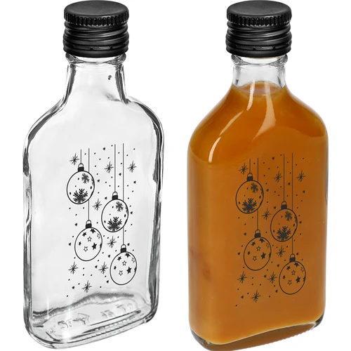 Steklenica prisrčnica 200 ml z navojnim pokrovčkom, potisk »Bunkice«, 1 kos. - 3