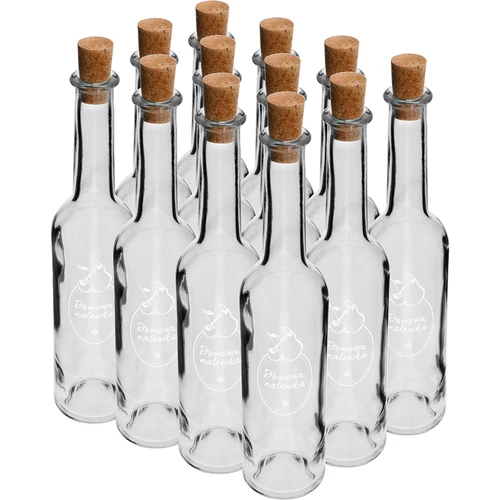 Steklenica 350 ml s plutnim zamaškom, potisk Domači liker - 6