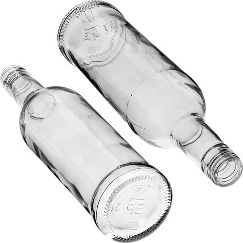 Steklenica 500 ml Smukła, s črnim navojnim zamaškom, za vodko, 6 kos. - 6