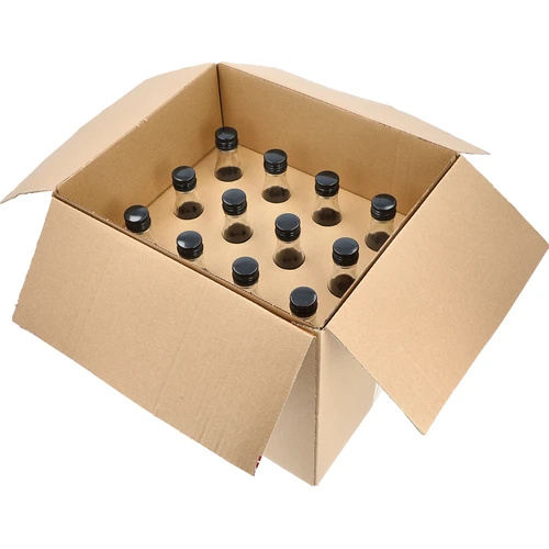 Steklenica 500 ml z navojnim zamaškom in s potiskom močna VODA - 6