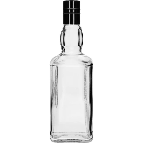 Steklenica Daniels 500 ml z navojnim pokrovčkom, 1 kos