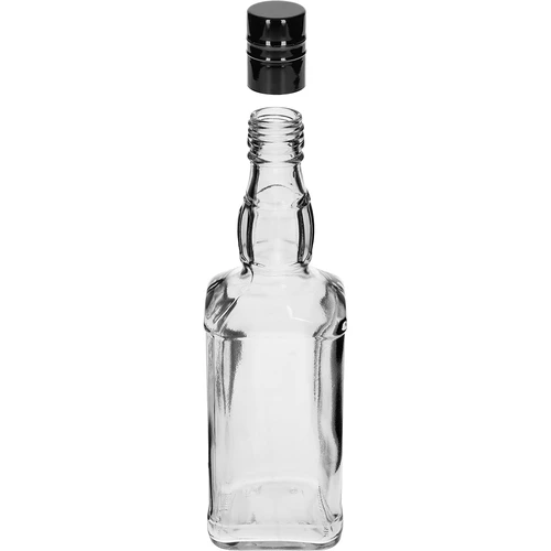 Steklenica Daniels 500 ml z navojnim pokrovčkom, 1 kos - 2