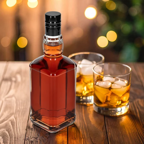 Steklenica Daniels 500 ml z navojnim pokrovčkom, 1 kos - 7