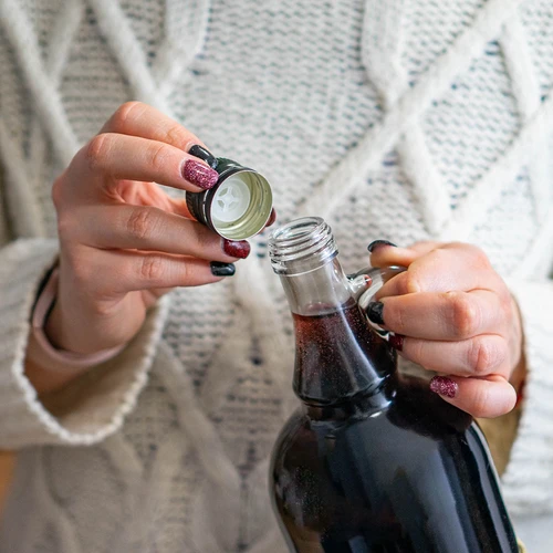 Steklenica Gallone 1L v pletenem opletu, z navojnim zamaškom - 7