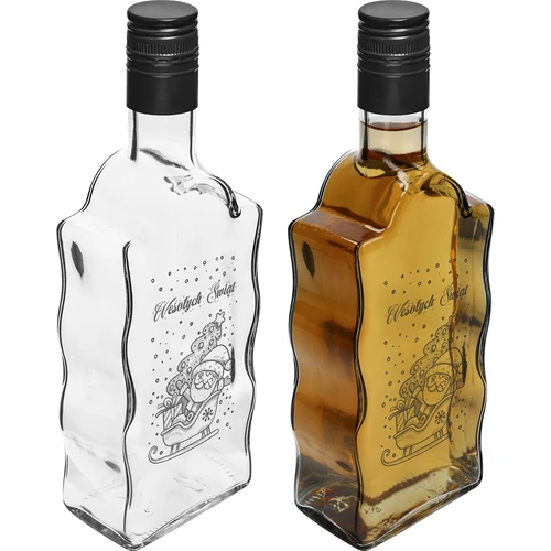 Steklenica Klasztorna 500 ml z navojnim pokrovčkom, potisk »Božiček«, 1 kos. - 3