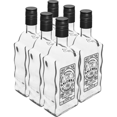 Steklenica Klasztorna 500 ml s pokrovčkom na navoj, potisk »Nalewka«, 1 kos - 4