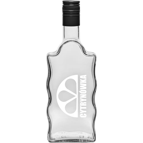Steklenica Klasztorna 500 ml z navojnim zamaškom in potiskom »Cytrynówka«, vzorec 2