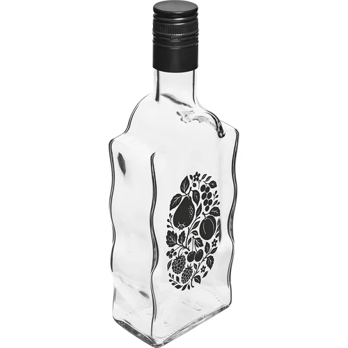 Steklenica Klasztorna 500 ml z navojnim zamaškom in potiskom »Sadje«, vzorec 1
