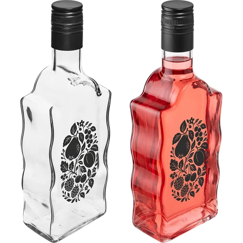 Steklenica Klasztorna 500 ml z navojnim zamaškom in potiskom »Sadje«, vzorec 1 - 4