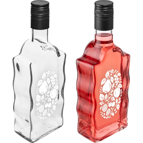 Steklenica Klasztorna 500 ml z navojnim zamaškom in potiskom »Sadje«, vzorec 1 - 4