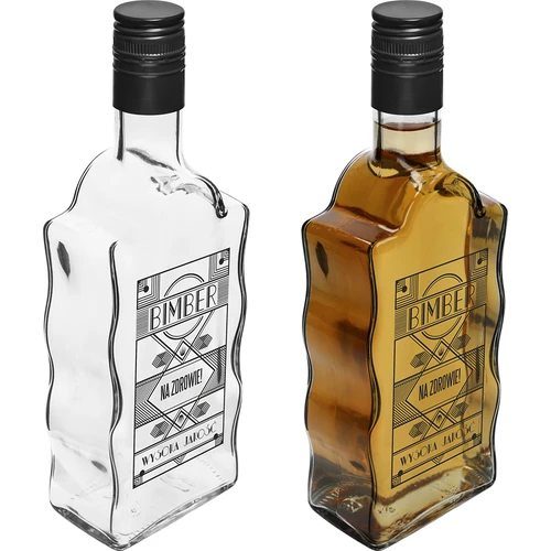 Steklenica Klasztorna 500 ml, z navojnim zamaškom in s potiskom Bimber - 4