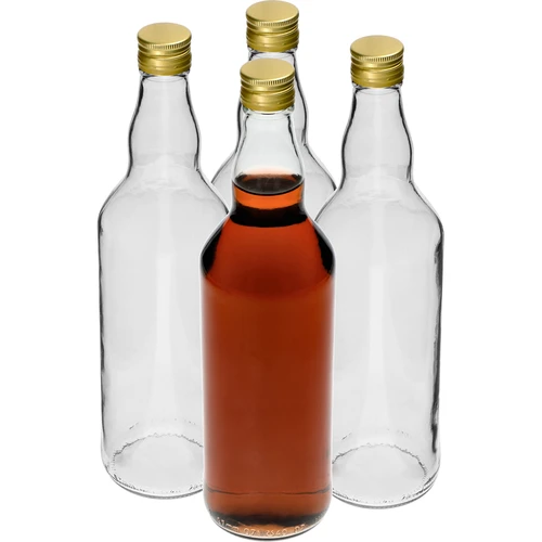 Steklenica „Monopol” 700 ml s pokrovčkom na navoj - 4 kos. - 2