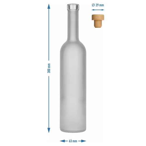 Steklenica »Mrožena« 0,5 l z zamaškom, 1 kos. - 5
