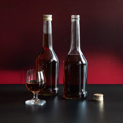 Steklenica Napoleon 500 ml s pokrovčkom na navoj fi28, 6 kos. - 8