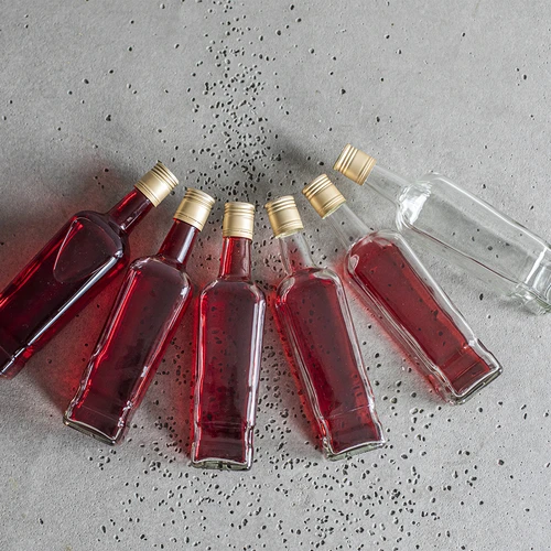 Steklenica Pryncypalna 500 ml z navojnim pokrovčkom, 6 kosov - 8