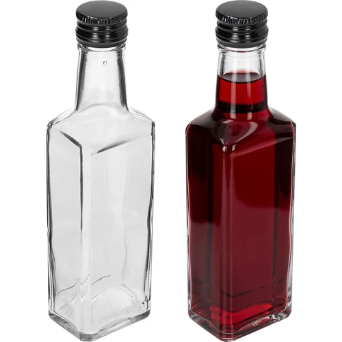 Steklenica Receptura 250 ml, s črnim pokrovčkom, 1 kos - 4
