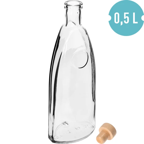 Steklenica »Staromiejska« z zamaškom v obliki gobice, 500 ml, 1 kos. - 2