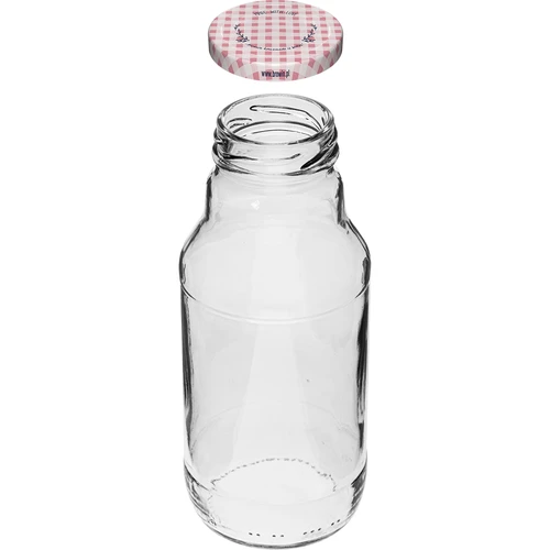 Steklenica TO za sok 330 ml s pokrovčkom fi 43 - 6 kosov. - 2